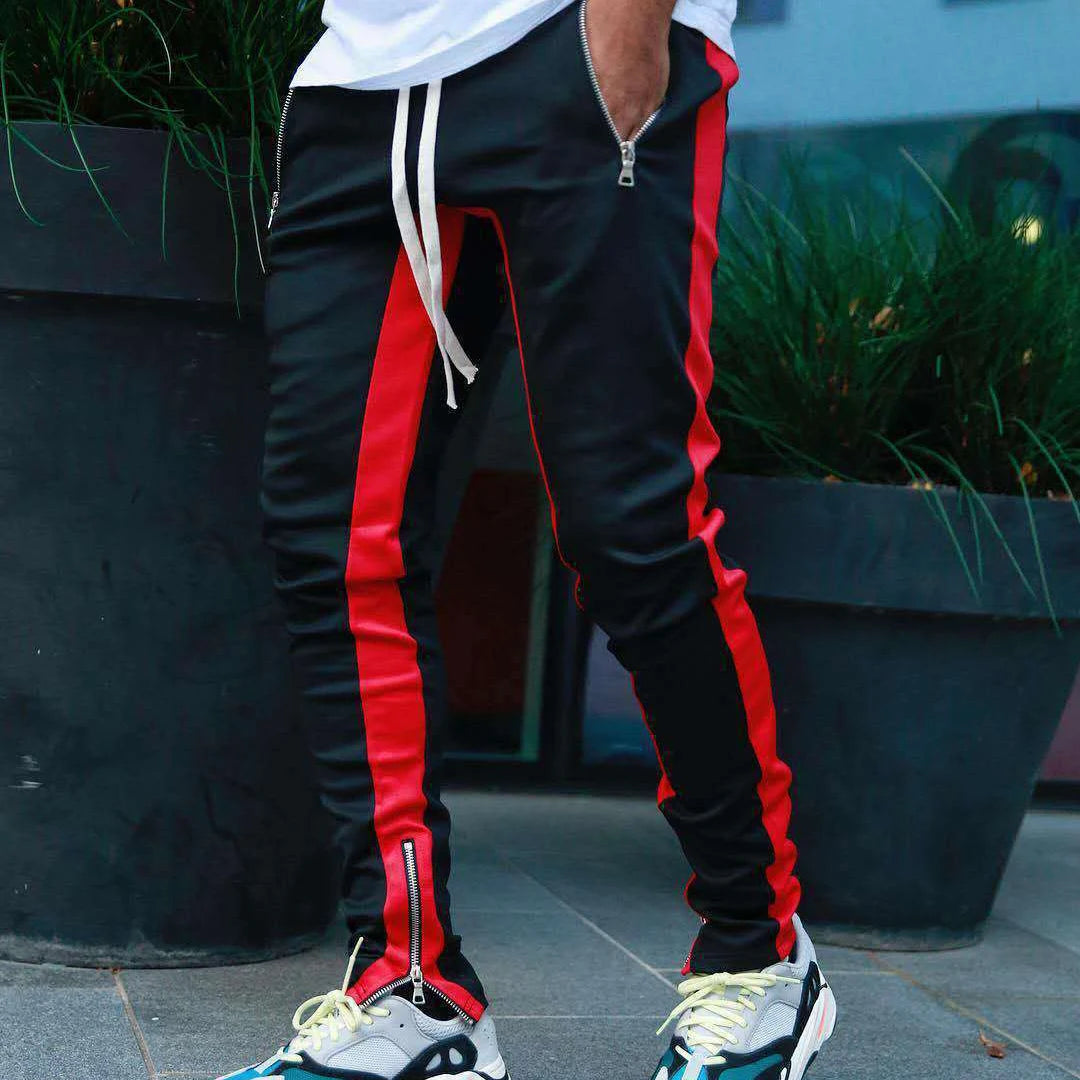 2025 New Male Trousers Mens Joggers Solid Multi-pocket Pants Sweatpants Men Pants Hip Hop Harem Joggers Pants Running men's gym