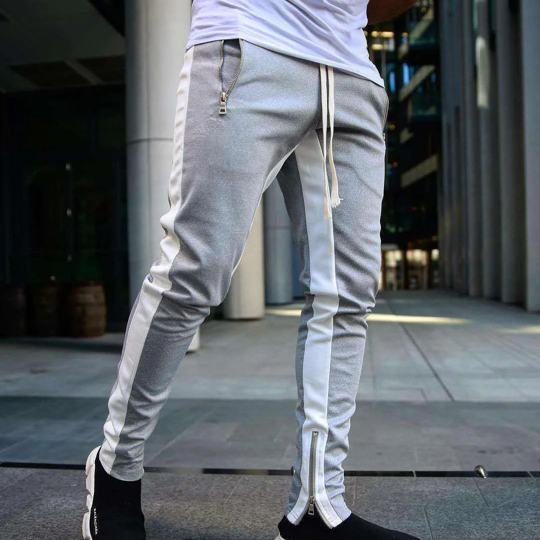 2025 New Male Trousers Mens Joggers Solid Multi-pocket Pants Sweatpants Men Pants Hip Hop Harem Joggers Pants Running men's gym