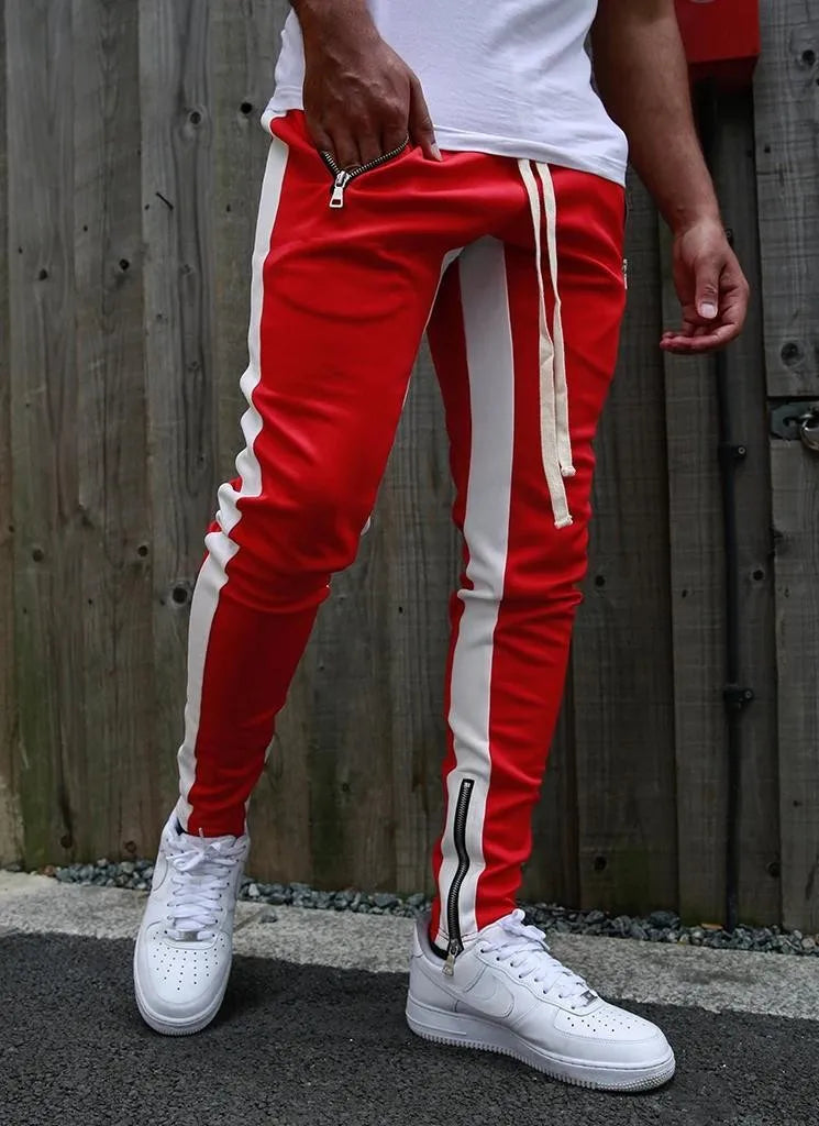2025 New Male Trousers Mens Joggers Solid Multi-pocket Pants Sweatpants Men Pants Hip Hop Harem Joggers Pants Running men's gym
