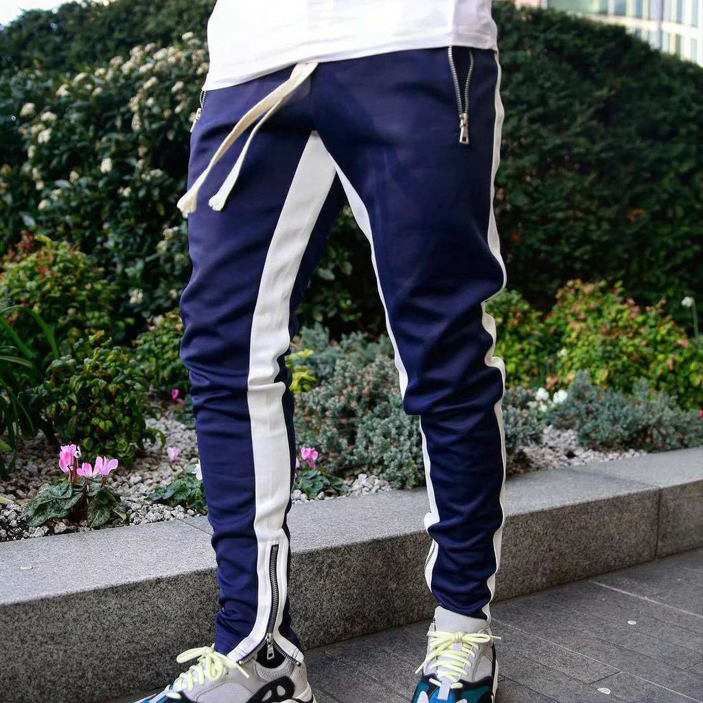2025 New Male Trousers Mens Joggers Solid Multi-pocket Pants Sweatpants Men Pants Hip Hop Harem Joggers Pants Running men's gym