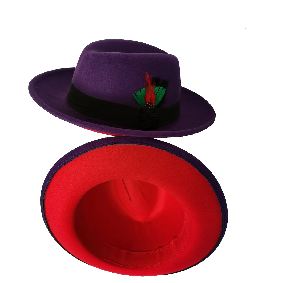men hats feather men fedoras lady woolen felt church hat unisex  bowknot  jazz hat for men and women