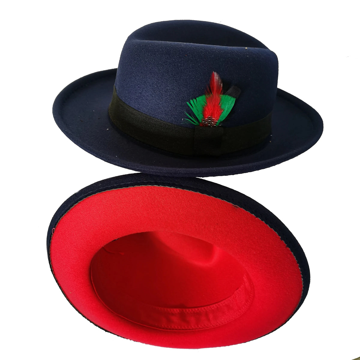 men hats feather men fedoras lady woolen felt church hat unisex  bowknot  jazz hat for men and women