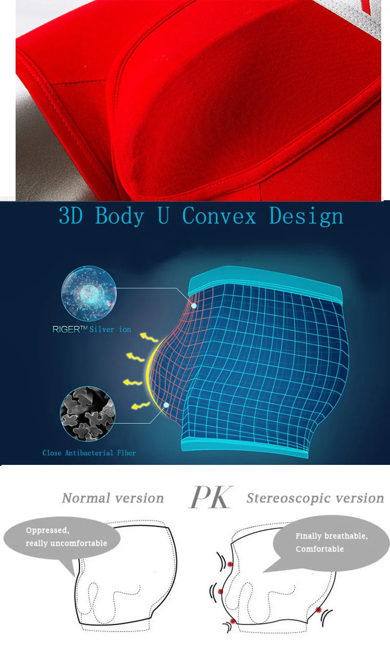 Brand Mens Underwear Boxers Homme Men's Sexy Underpants For Men Panties Soft Shorts Modal Men cuecas boxer Calzoncillos XXXL New