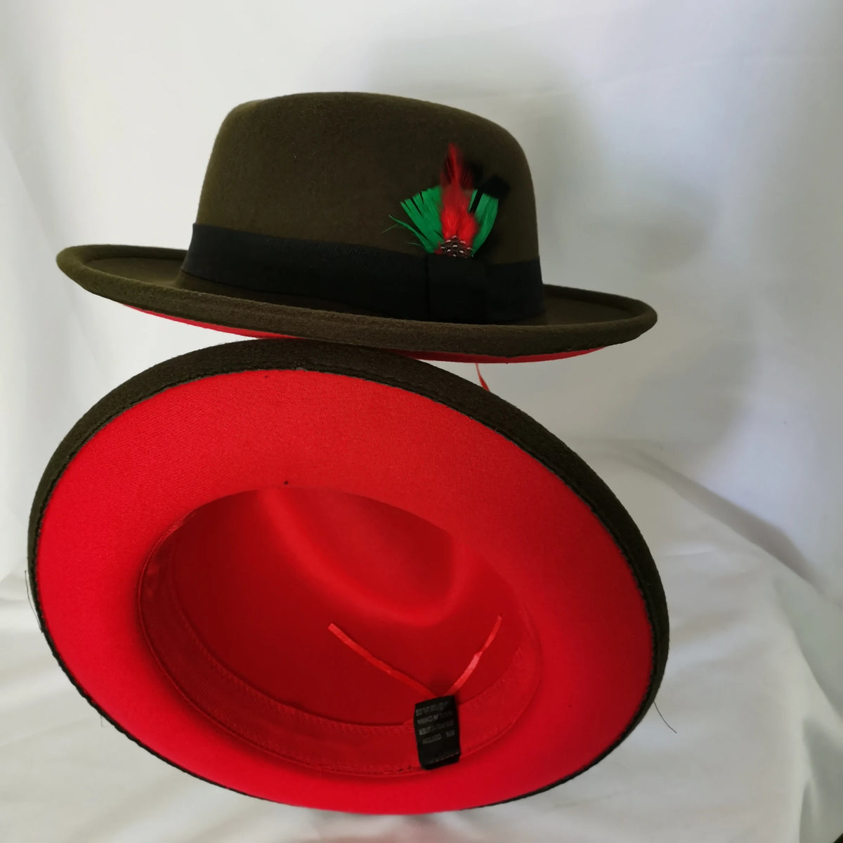 men hats feather men fedoras lady woolen felt church hat unisex  bowknot  jazz hat for men and women