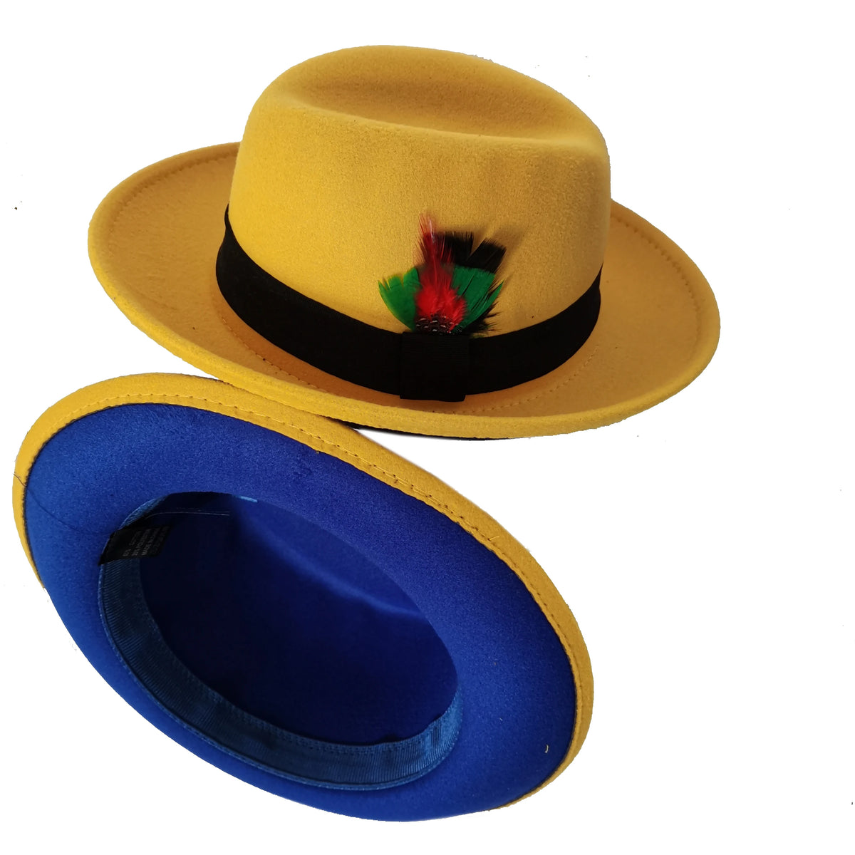 men hats feather men fedoras lady woolen felt church hat unisex  bowknot  jazz hat for men and women