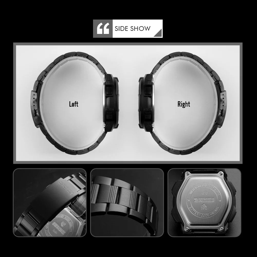 2025 Men Watch  Top Brand Luxury Business Waterproof Wrist Watch Men Fashion Quartz Sports Watches Stainless Steel Mens Watches