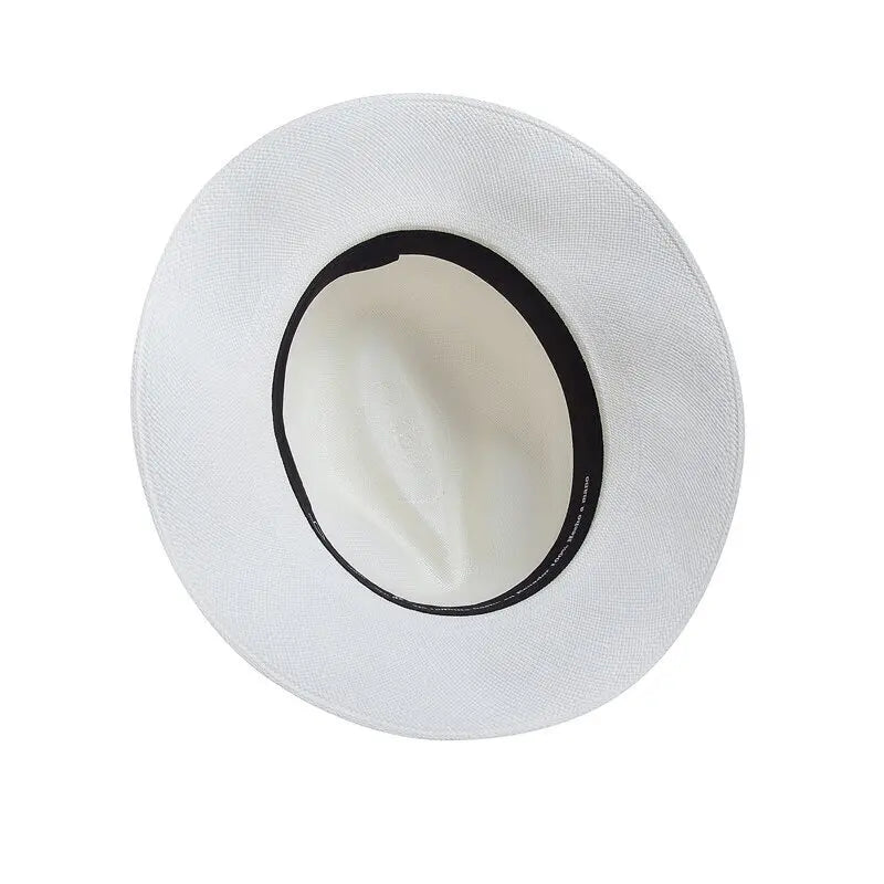 Classic Panama Hat For Women Men Sun Protection Vintage Fashionable Hat With Hombre Wide Brim Outdoor Travel Supply