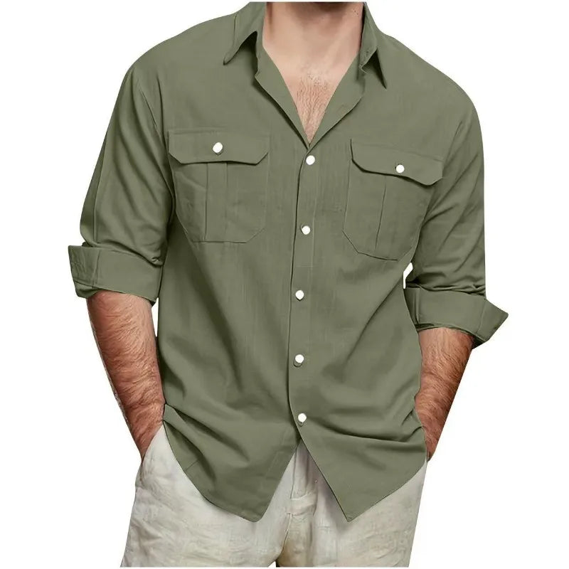 Men's Polo Shirt Short Sleeve Button Collar Tees Casual Soft Comfortable Daily Tops