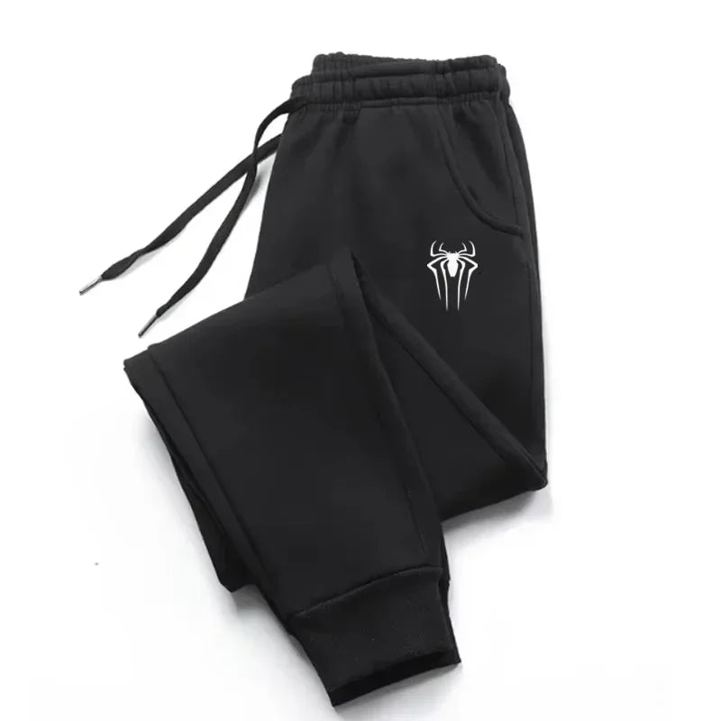 Men Premium Jogger Pants Soft Fabric Elastic Waist Drawstring Sweatpants with Pockets Tapered Cuffed Casual Sport Trousers