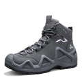 Hiking Boots Men Fashionable Outdoor Anti-slip Work Boots Lace Wear-resistant Sole All-terrain Walk Camping Travel Snow Boots