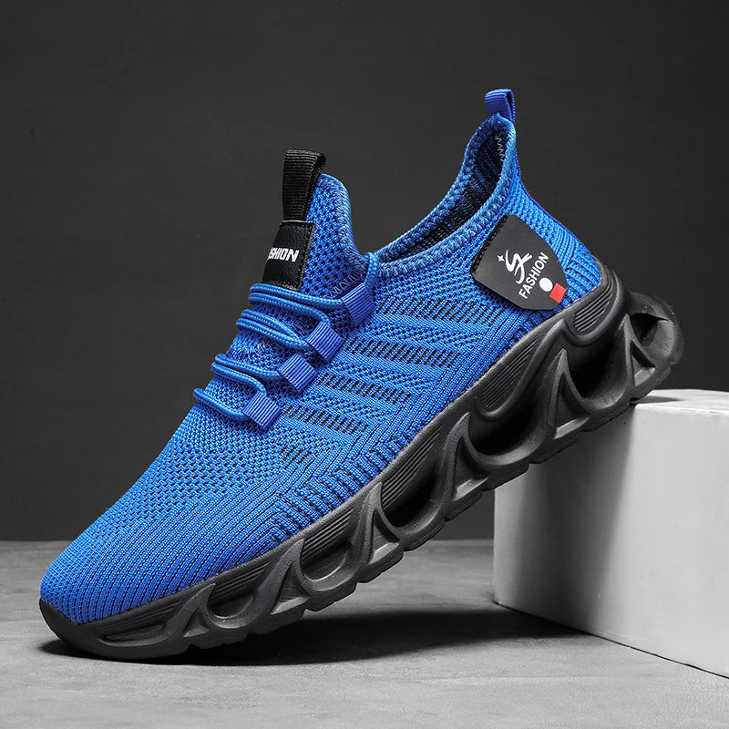 Men’s Sneakers Comfortable Breathable Platform Shoes Summer Man Running Shoes Breathable Comfortable Fashion Walking Sneakers