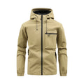 Men's Assault Jacket, Spring and Autumn Hooded Waterproof Workwear, Outdoor Casual Jacket