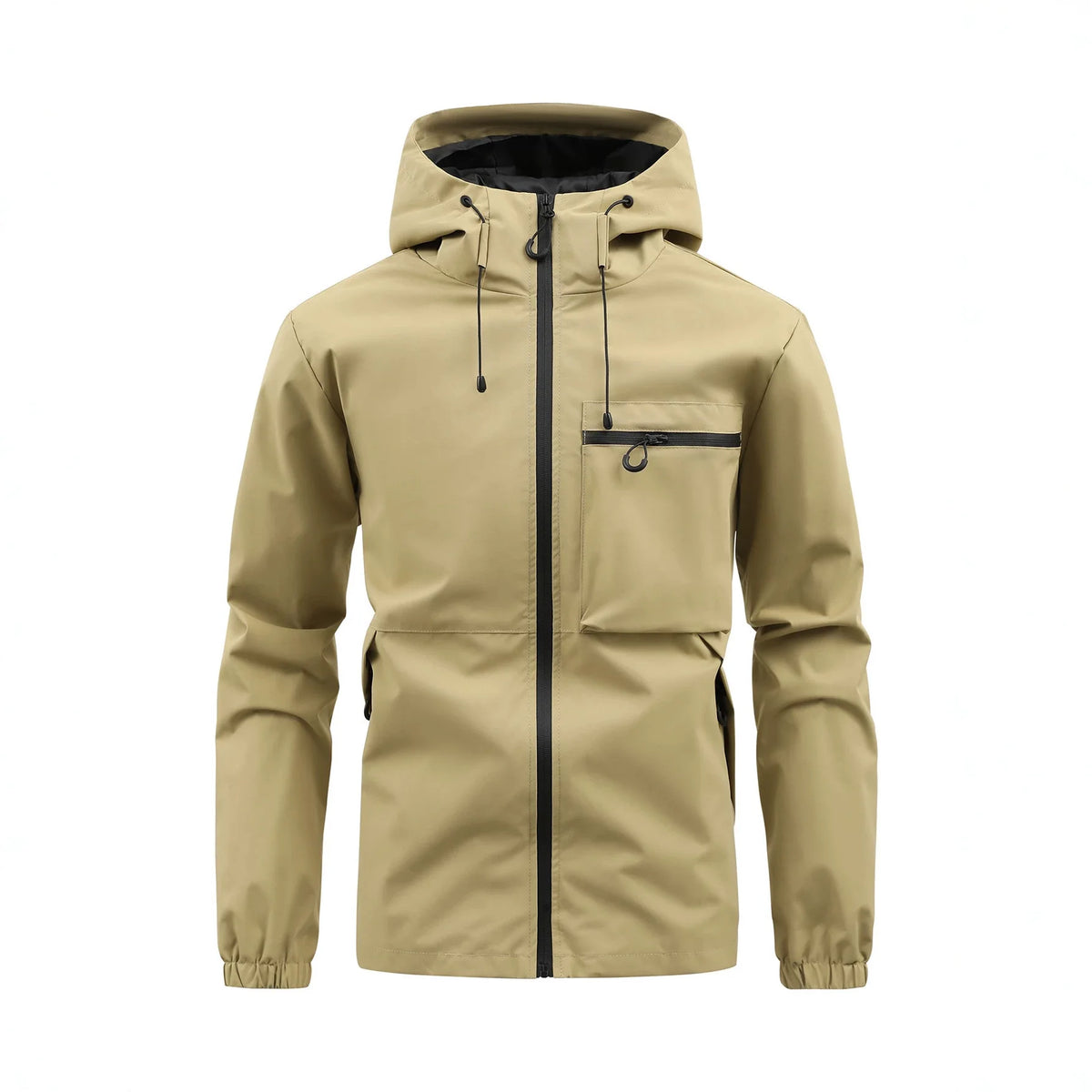 Men's Assault Jacket, Spring and Autumn Hooded Waterproof Workwear, Outdoor Casual Jacket