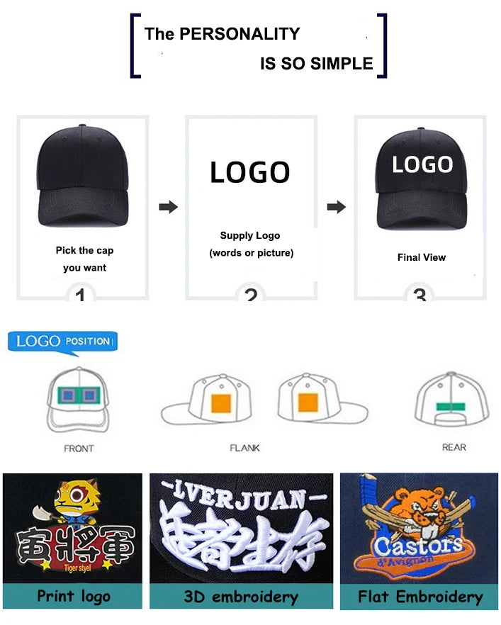 Men's and women's flat brimmed hatsStreet Embroidery Letter NYHip hop flat brimmed hat with adjustable styleFashionable