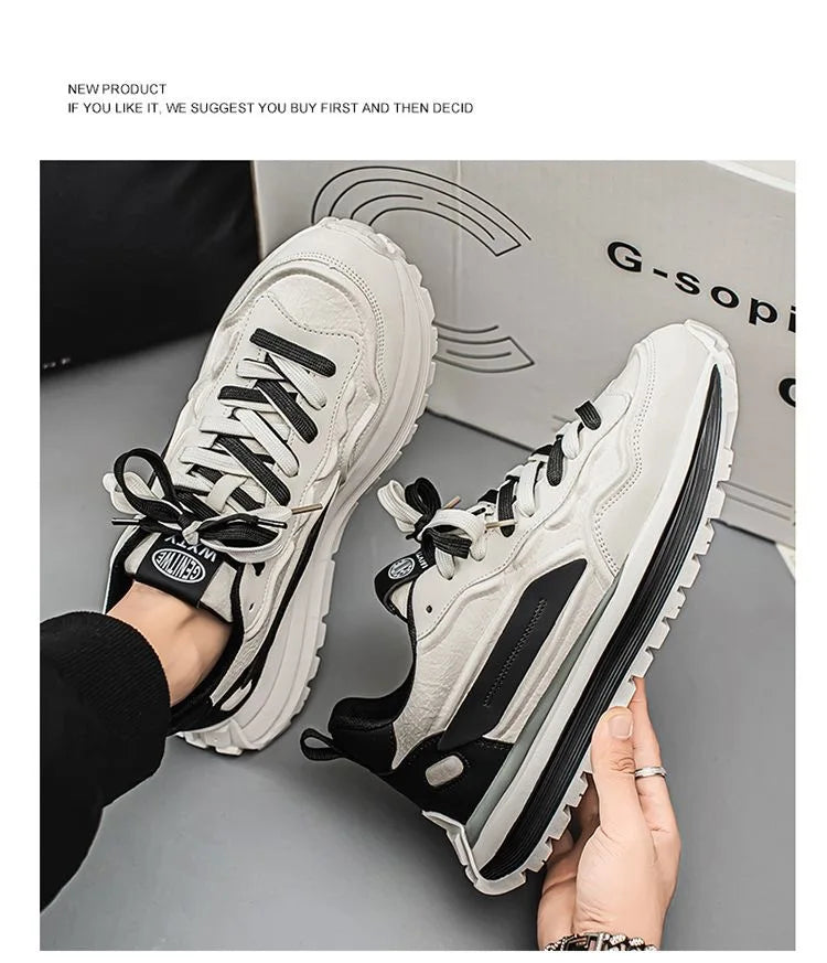 Fashion Men's Sneakers 2025 New Comfortable Breathable Casual Running Shoes Outdoor Soft Sole Training Shoes for Men Zapatillas
