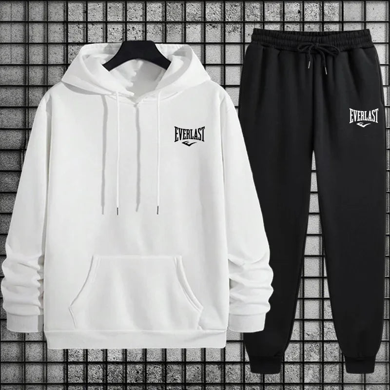 2025 Hot Sale Men's Tracksuit Hoodie and Sweatpants Urban Casual Fashion Sportswear Autumn Male Training Sweatshirt Sports Suit