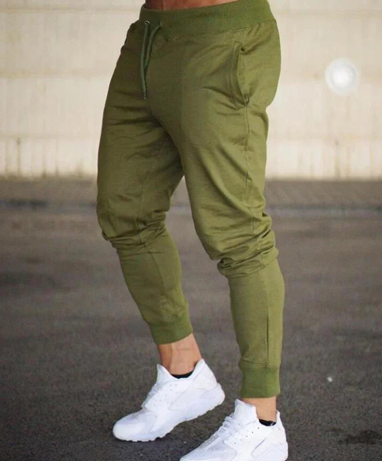 New Jogging Pants Men Sport Sweatpants Running Pants Men Joggers Cotton Trackpants Slim Fit Bodybuilding Trouser