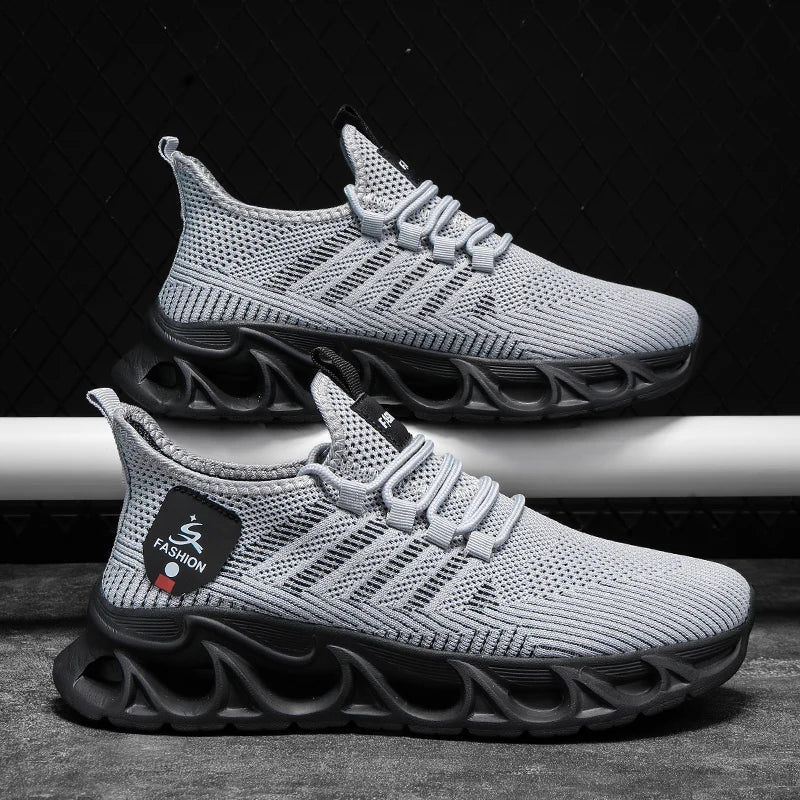 Men’s Sneakers Comfortable Breathable Platform Shoes Summer Man Running Shoes Breathable Comfortable Fashion Walking Sneakers