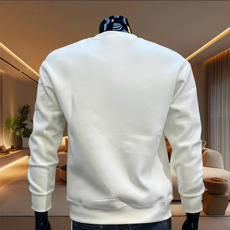 2026 New men's round-neck long-sleeve sportswear high-quality outdoor casual men's clothing fashionable spring and autumn sets