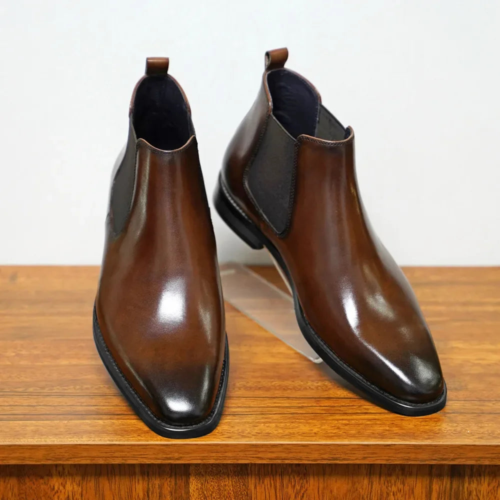 Men Chelsea Boots Brand Retro Comfortable Fashion Men Boots 2025