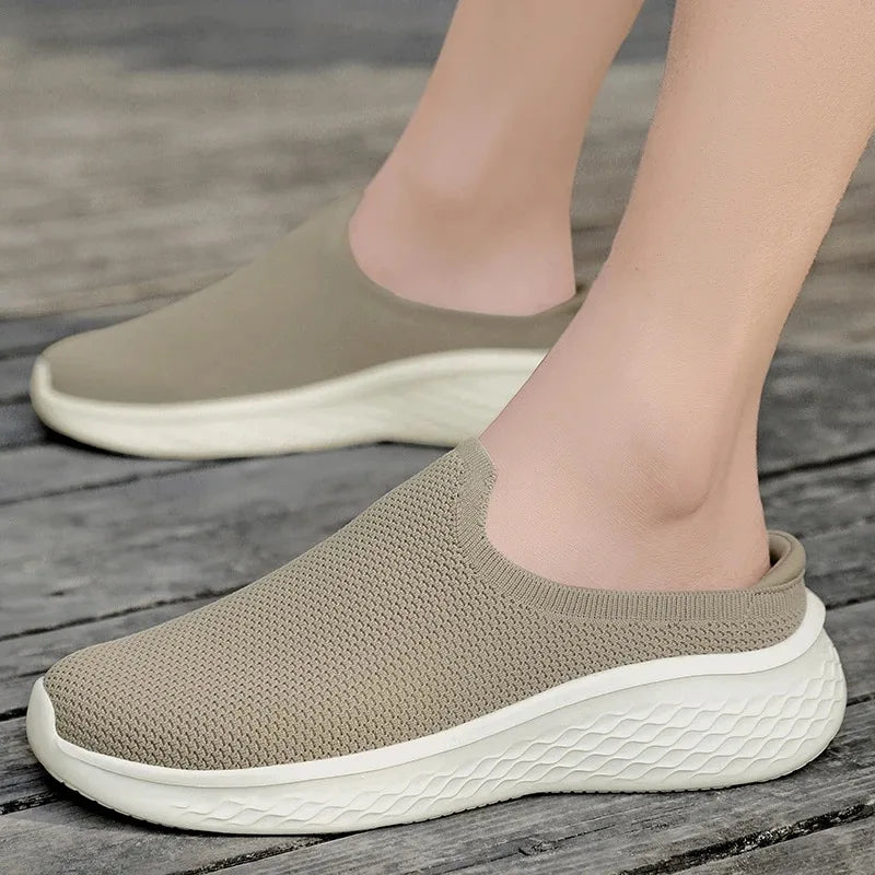 Men Sneakers Breathable Lightweight Soft Zero Drop Sole Barefoot Wide-toed Shoes Fashion Men Casual Shoes Outdoor Running Shoes