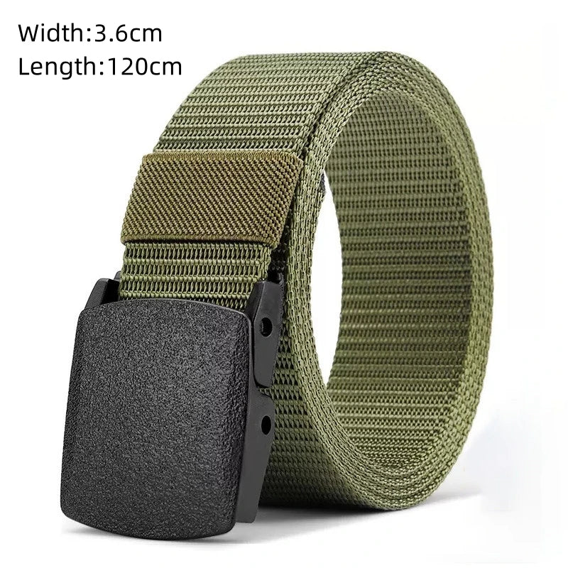 Men's Belt Outdoor Hunting Tactics Belt Multi functional Buckle Nylon Belt High Quality Marine Corps Canvas Belt