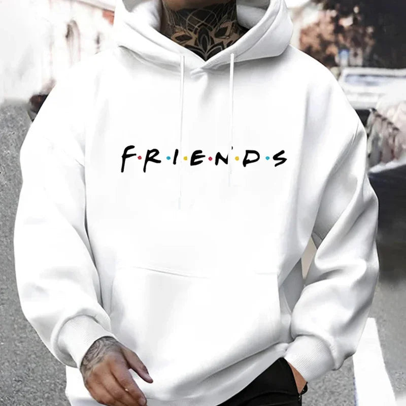 2026 Autumn/Winter New Fashion Friends Hoodies Sportswear Fashion Loose Sportswear Men's and Women's Casual Hoodies