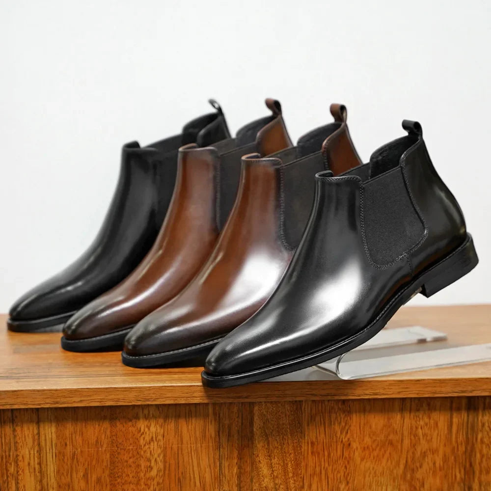 Men Chelsea Boots Brand Retro Comfortable Fashion Men Boots 2025