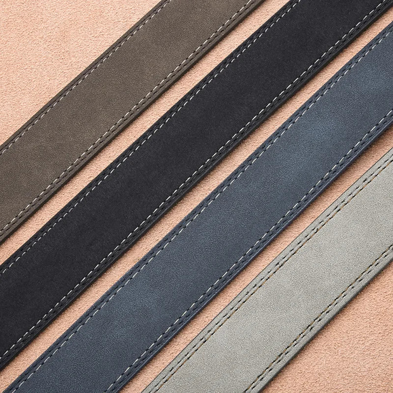 Men's Belt with Metal Pin Buckle, Designer Fashion Waist Strap Versatile for Everyday & Formal Outfits Great Gift Choice for Him