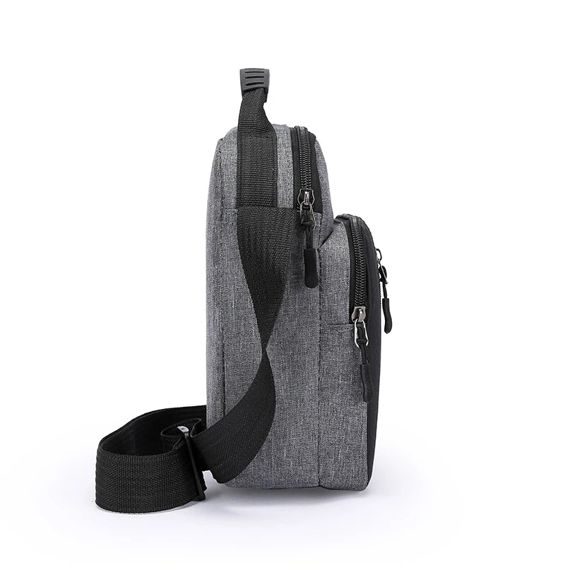 Large Capacity Men's Bag Single Shoulder Bag Waterproof And Wear-resistant Backpack Multiple Pockets For Business Business