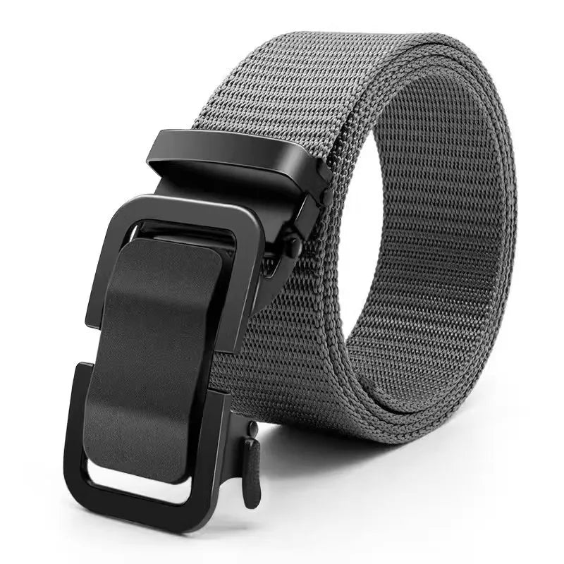 Men's Waist Belt, Outdoor Military Training, Casual Versatile Tactical Pants Belt, Fashionable Automatic Buckle Belt