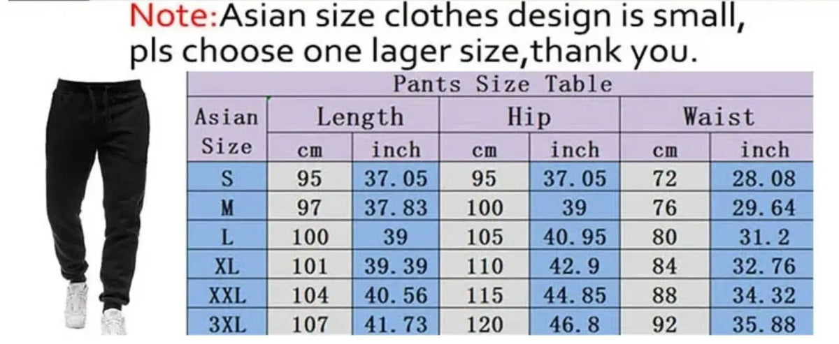 Autumn Winter Men's Joggers Drawstring Casual Pants Fleece Sweatpants Workout Running Gym Fitness Sports Trousers WK007