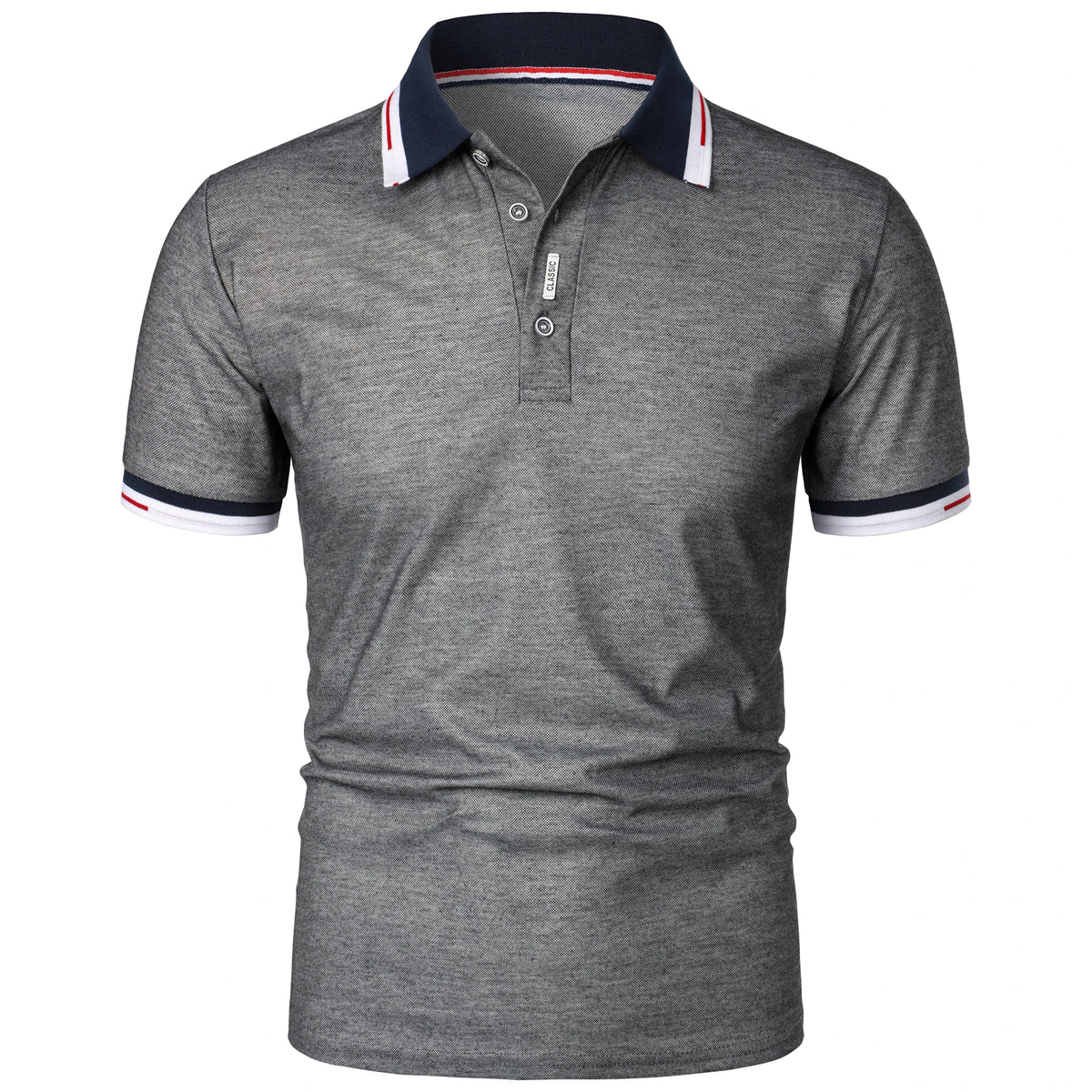 Men's new Polo shirt T-shirt summer men's short-sleeved intercolored lapel