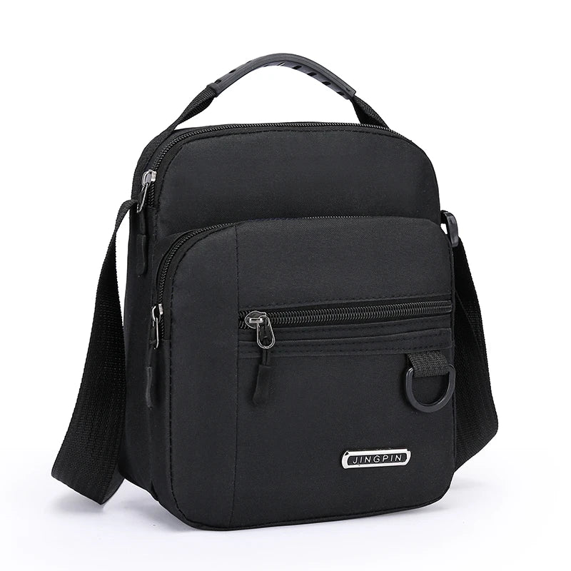 Large Capacity Men's Bag Single Shoulder Bag Waterproof And Wear-resistant Backpack Multiple Pockets For Business Business