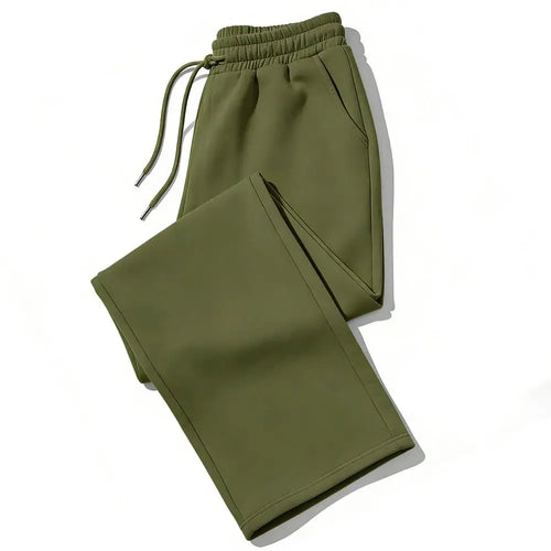 Mens Sweatpants Straight Fit Joggers for Sports and Streetwear Loose Oversized Casual Pant Drawstring Multi-pocket Men Long Pant