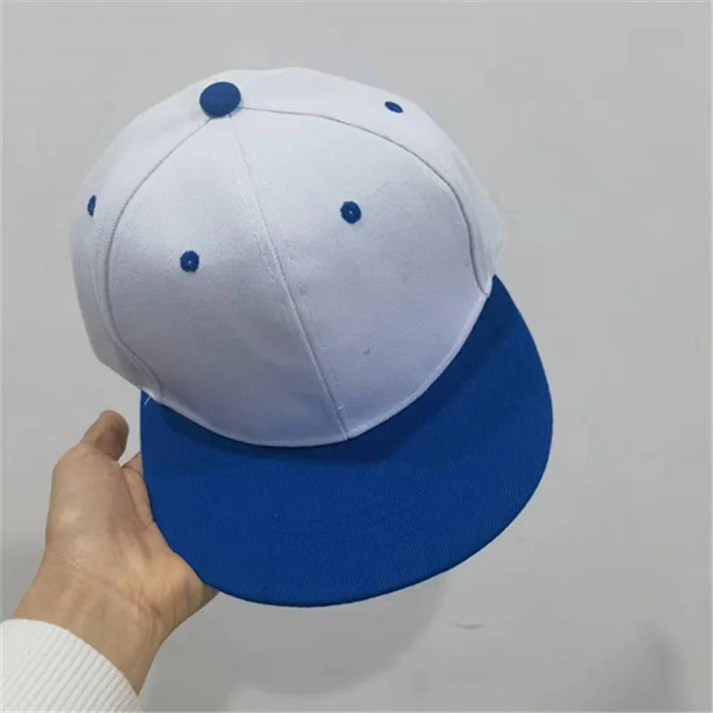 Men Caps Flat Hat Hip Hop Snapback Fancy Rivet Baseball Cap Street Dance Cap Trendy Mesh Visor Youth Boys Girls