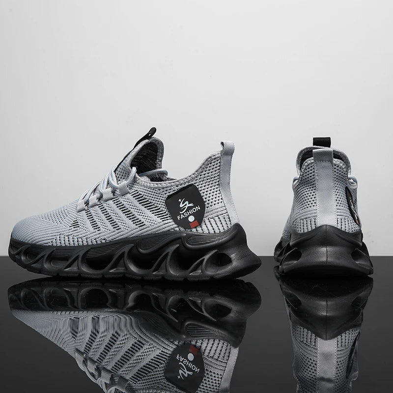 Men’s Sneakers Comfortable Breathable Platform Shoes Summer Man Running Shoes Breathable Comfortable Fashion Walking Sneakers