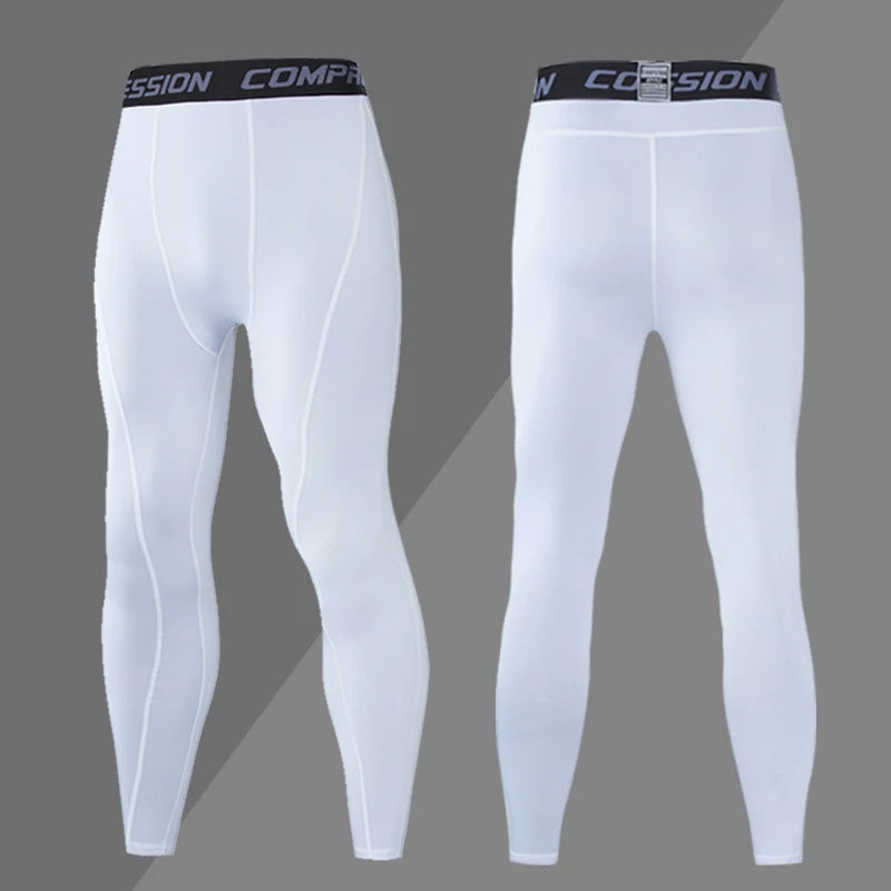 Gym Mens Fitness Running Sport Pants Athletics Tight Leggings Joggings Skinny Yoga Compression Trousers Sweatpants Dry Fit