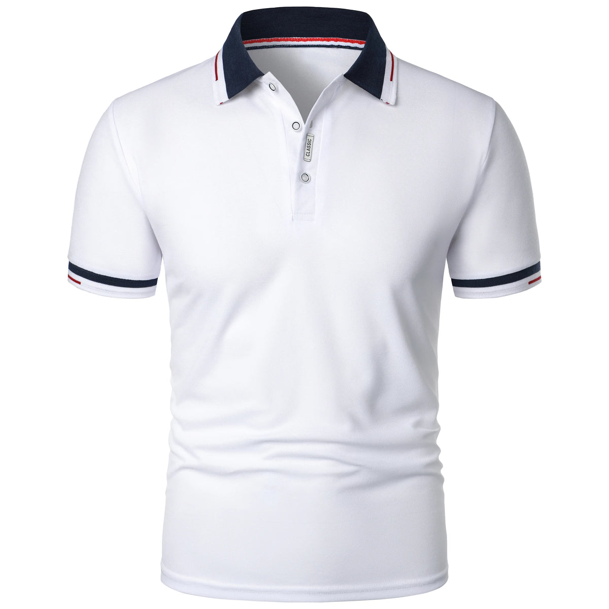 Men's new Polo shirt T-shirt summer men's short-sleeved intercolored lapel