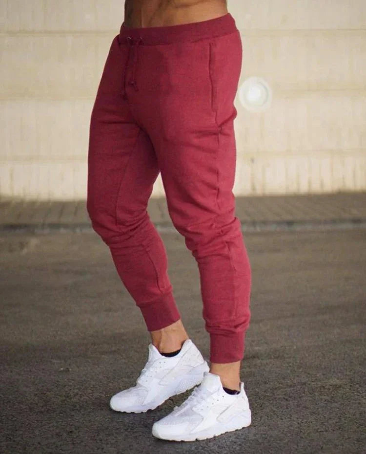 New Jogging Pants Men Sport Sweatpants Running Pants Men Joggers Cotton Trackpants Slim Fit Bodybuilding Trouser