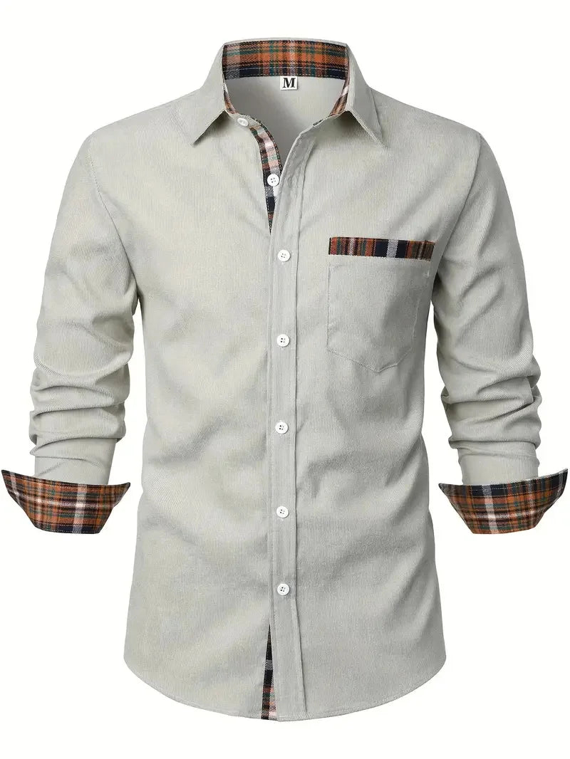 Men's Long Sleeve Shirt Cowboy Western Cowboy Vintage Hawaiian Shirt Comfortable Soft Men's Beach Shirt