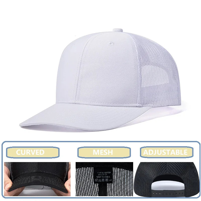 Men Caps Flat Hat Hip Hop Snapback Fancy Rivet Baseball Cap Street Dance Cap Trendy Mesh Visor Youth Boys Girls