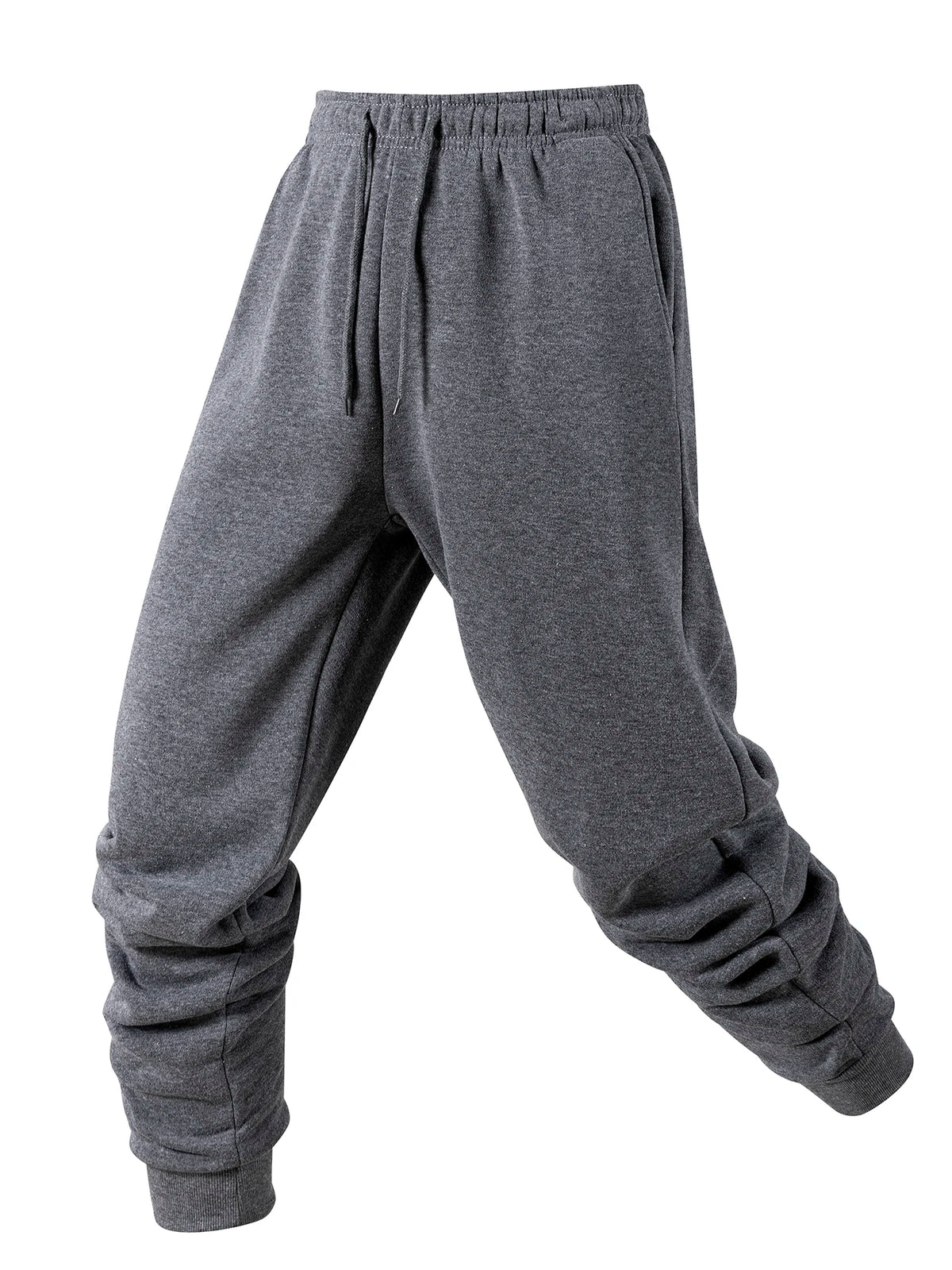 Men's Jogging Sports Pants Autumn Winter Fleece Trousers Running Joggers Elastic Waist Sweatpants Fashion Men's Clothing