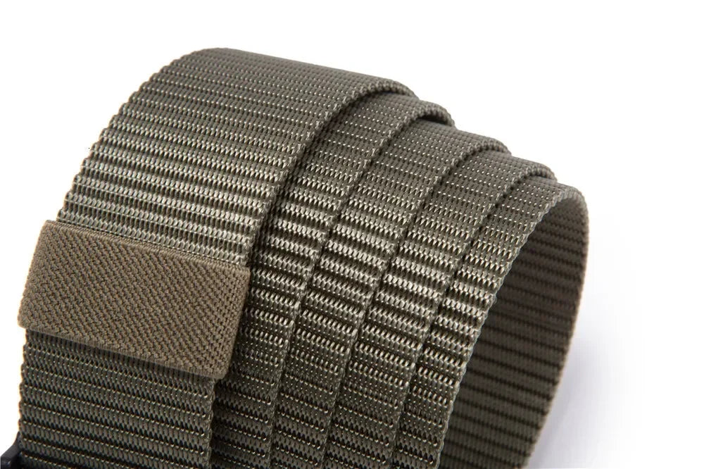 Men's Belt Outdoor Casual Canvas Belt Metal Free Training Nylon Tactical Belt With Pants Jeans Belt Sports Belts For Men Women