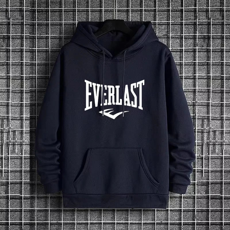 2026 New in Men's Sweatshirt Urban Casual Fashion Hooded Pullover Autumn Winter Male Daily Casual Sporty Warm Fitness Hoodies