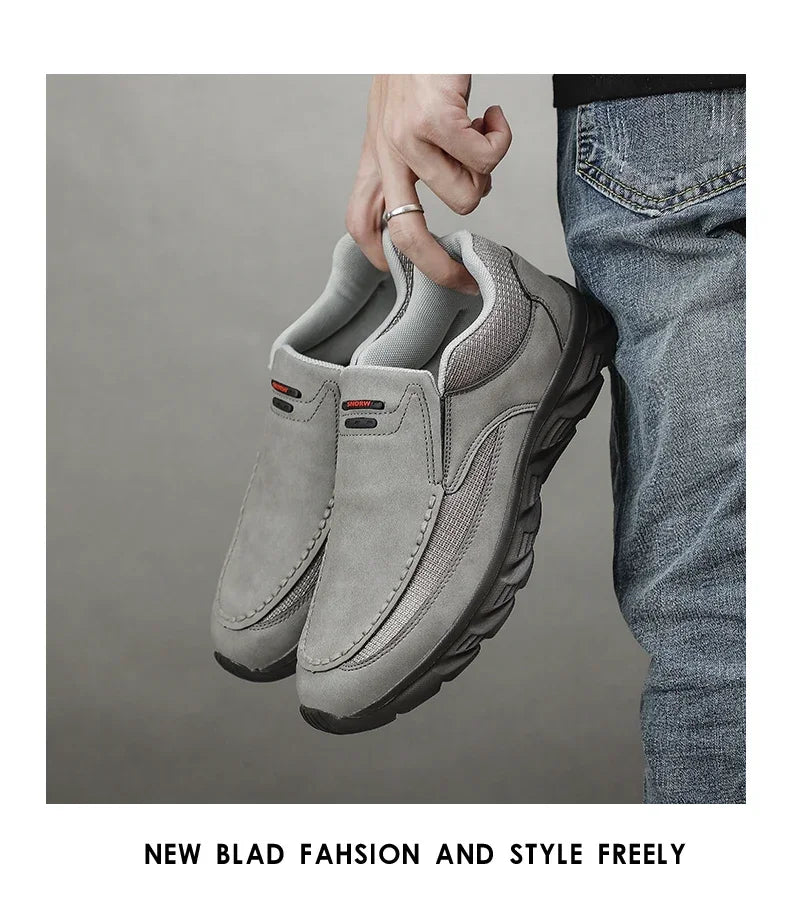 Men Sneakers Light Loafers Slip on Casual Shoes for Men Comfortable Walking Luxury Brand Male Business Shoe Driving Shoes