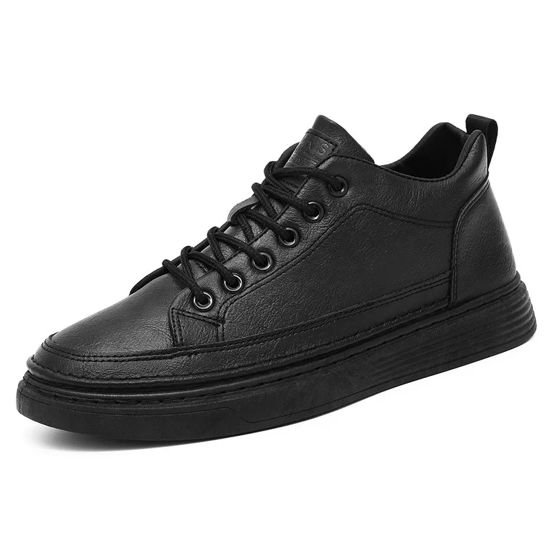 Man's Sneakers New Breathable Business Men Casual Shoes Autumn Non-slip Designer Black Leather Shoes for Men Zapatos Para Hombre