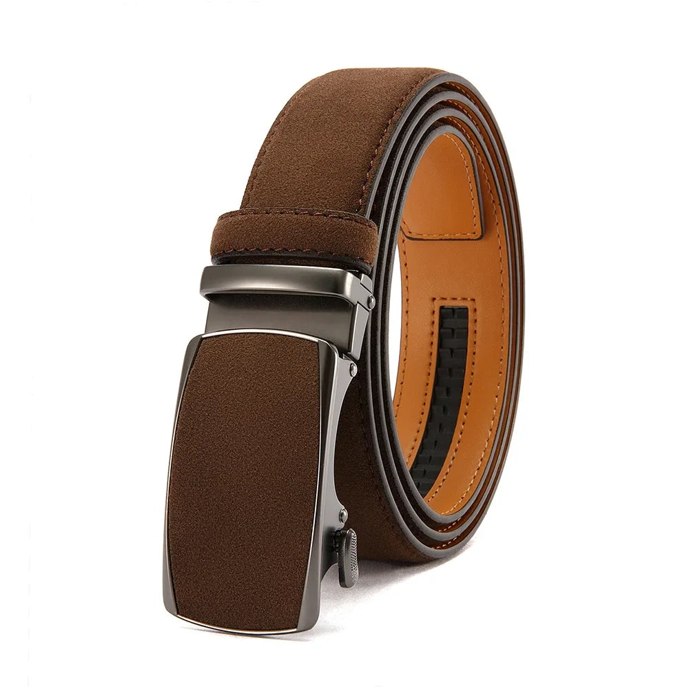 Men Fashion Belt Genuine Leather Belt for Men Automatic Belts Adjustable Waistband Business Belts 허리띠