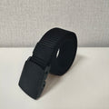 Men's Belt Outdoor Casual Fashion Canvas Belt 120cm Metal Free Adjustable Waist Belt for Outdoor Travel Tactical Jeans Belt