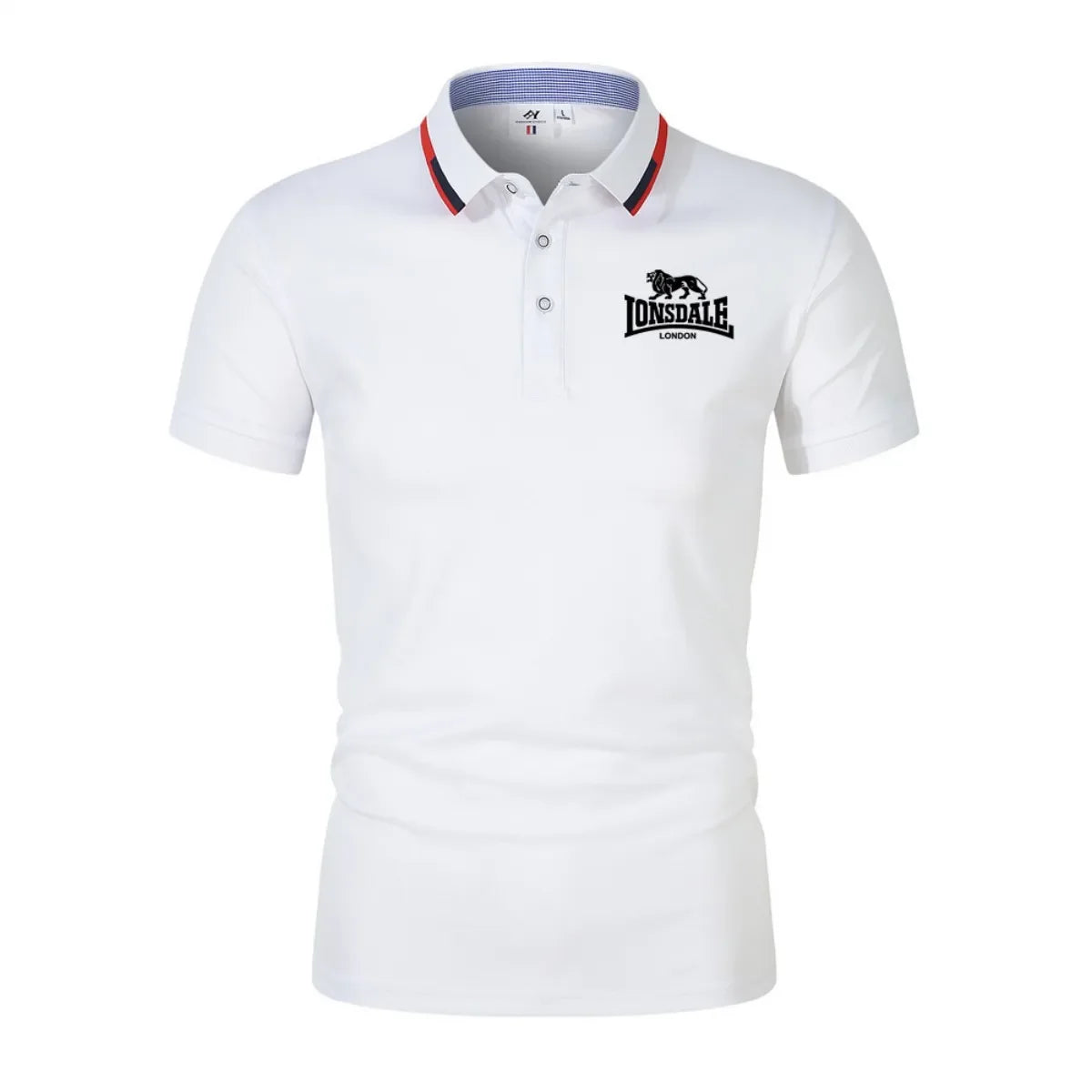 Men's Polo Shirt Letter Print Short Sleeve Casual Collared Top Harajuku Streetwear Loose Fit T-Shirt 2026 Summer Fashion